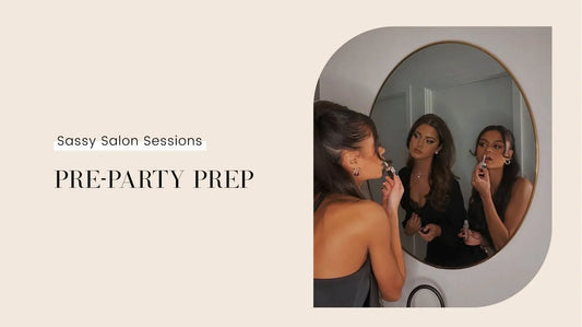 Pre-party prep Sassy Saints - Brings The Salon Home