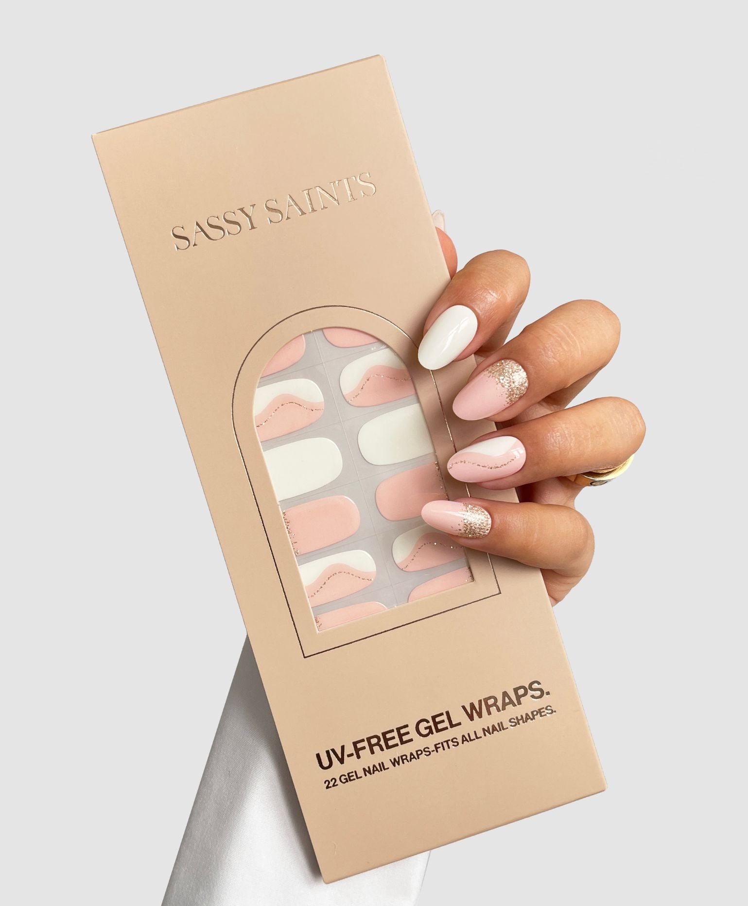 Nails Launch Soft Launch Gel Wrap - Sassy Saints
