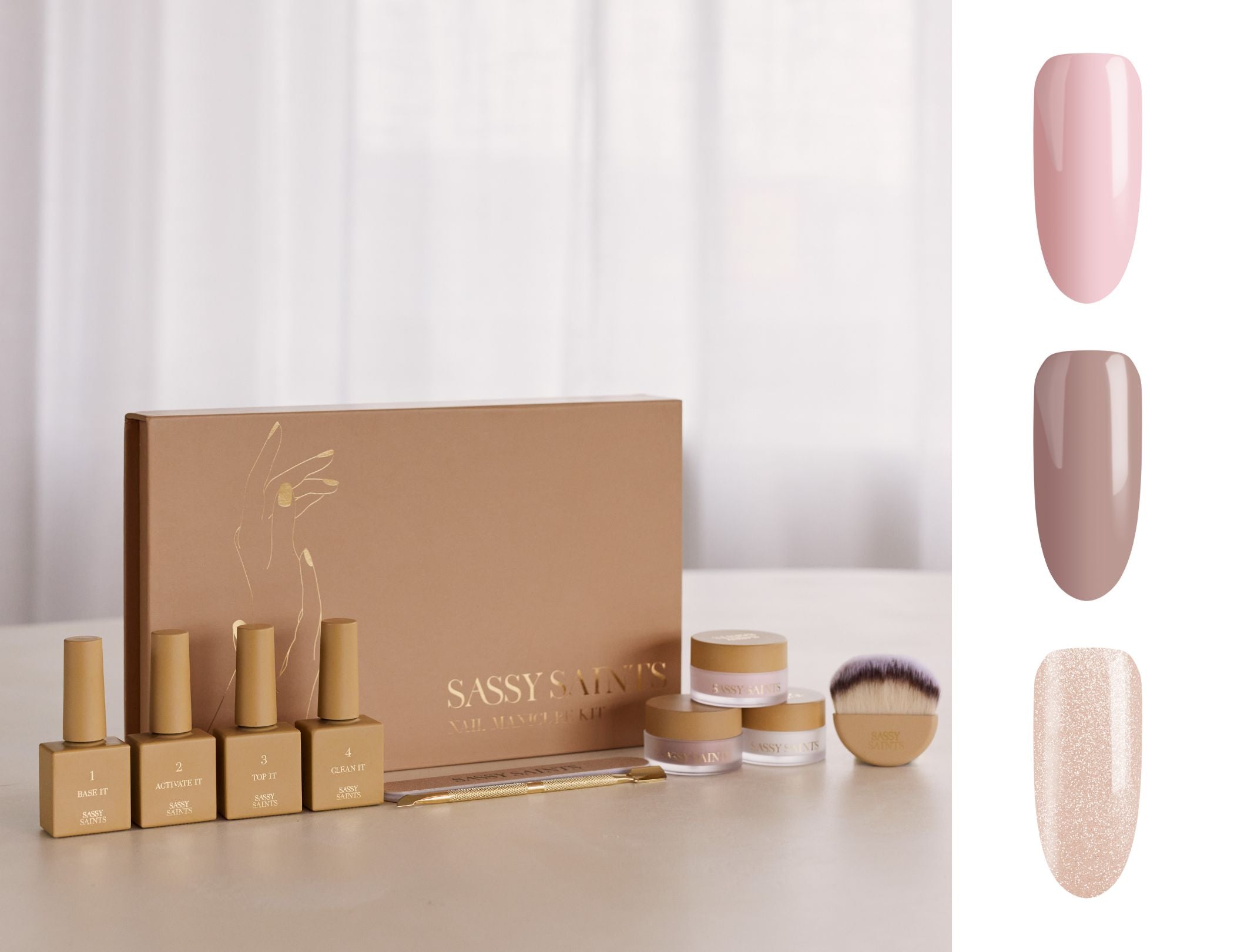 Nail Manicure Kit - Nude Set