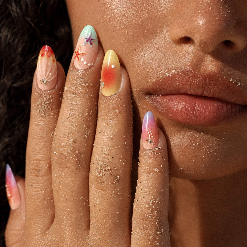 SUMMER GEL NAILS WITHOUT THE GEL DAMAGE
