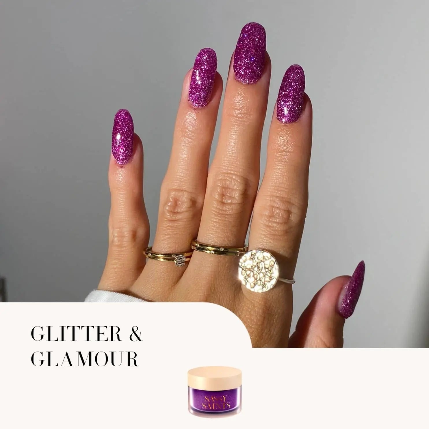 Glitter & Glamour (1 Colour Jar) Sassy Saints - Brings The Salon Home