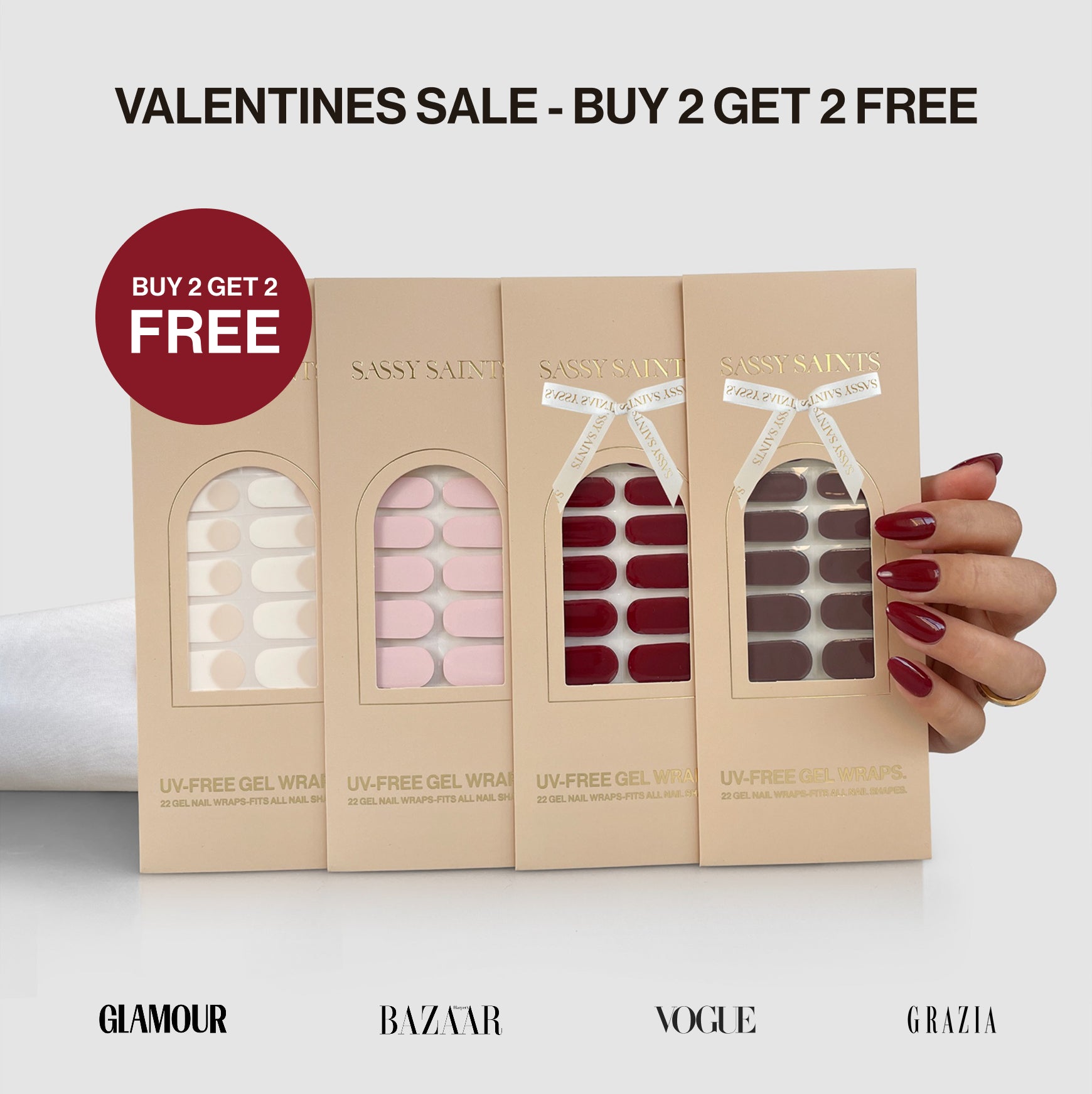 UV-Free Gel Nail Wraps