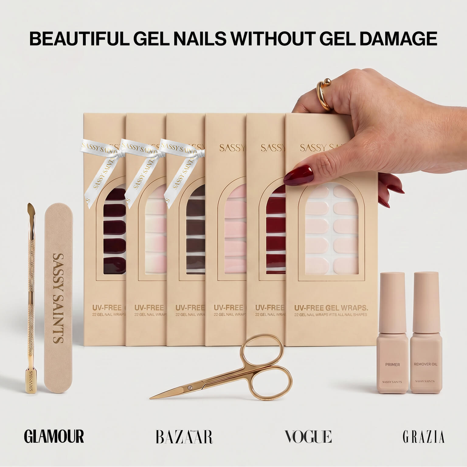 Gel Nail Wrap Box 4 - 6 Items