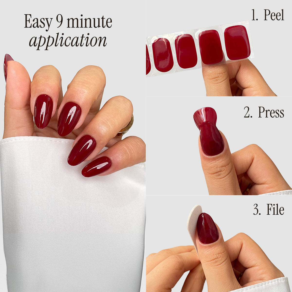 Gel Nail Wrap Box - 4 Wraps (25% off)