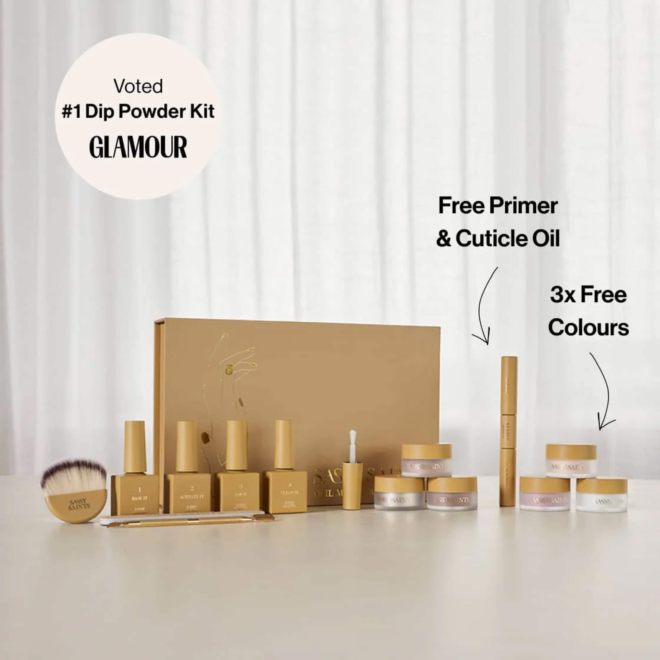 At-Home Nail Manicure Kit - Sassy Saints - Brings The Salon Home 