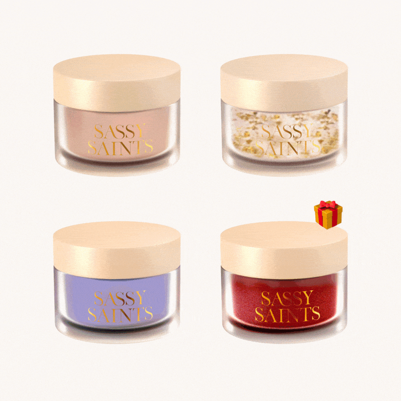 4 Colors Set (3 + 1 FREE) Sassy Saints Brings The Salon Home