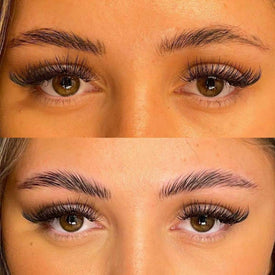 Eyebrow Lamination Kit Before After