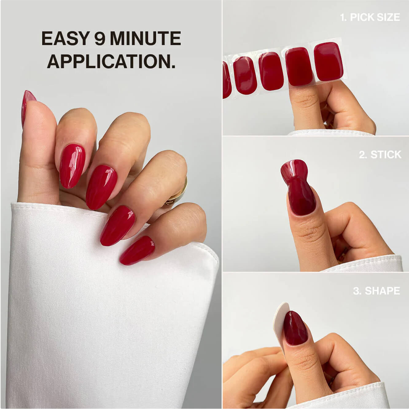 UV-Free Gel Nail Wraps