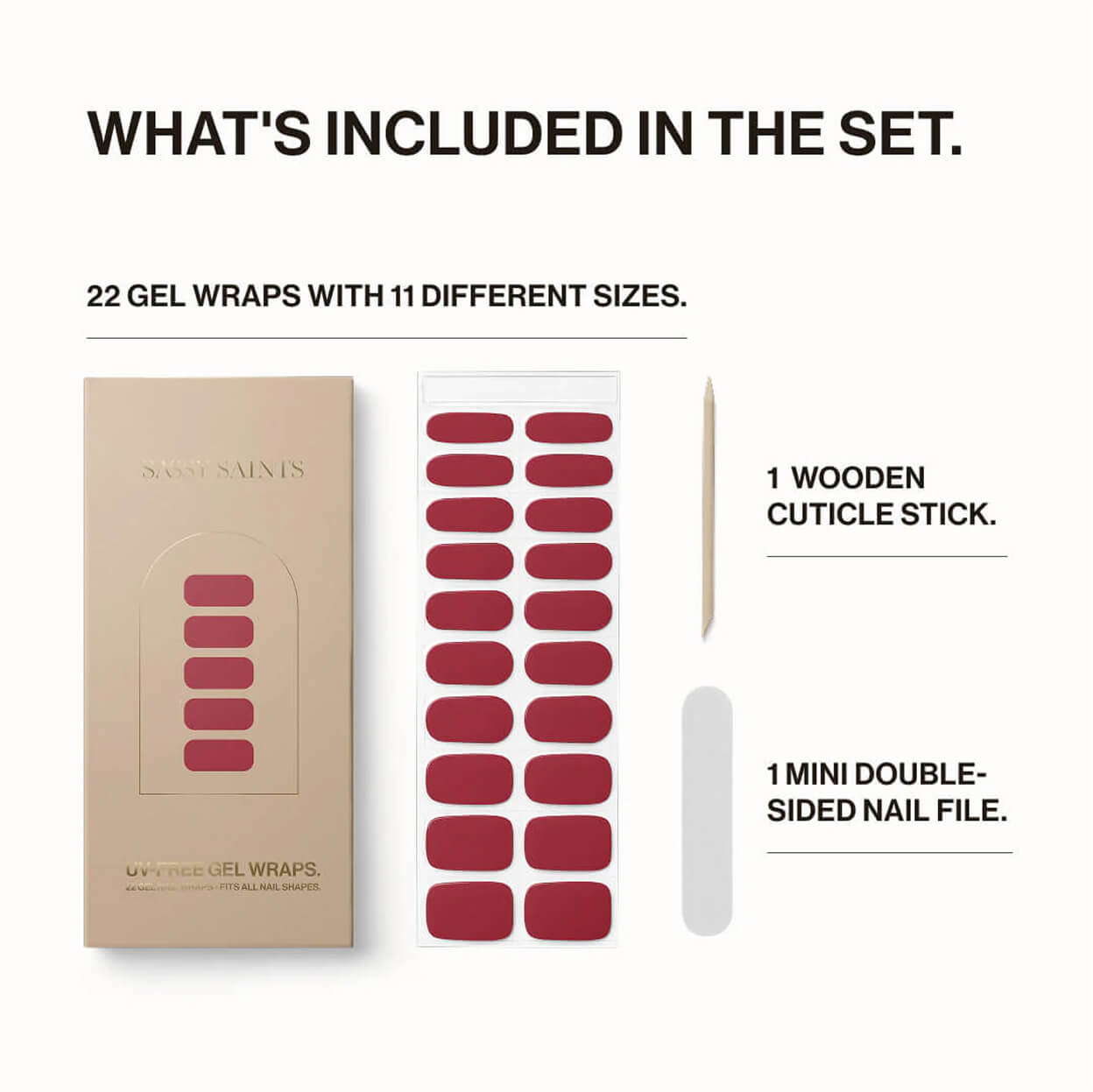 UV-Free Gel Nail Wraps