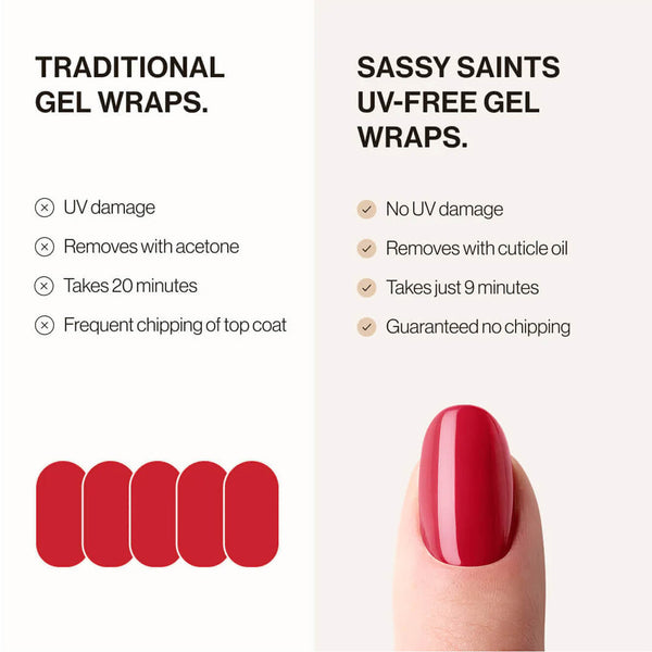 UV Free Gel Nail Wraps