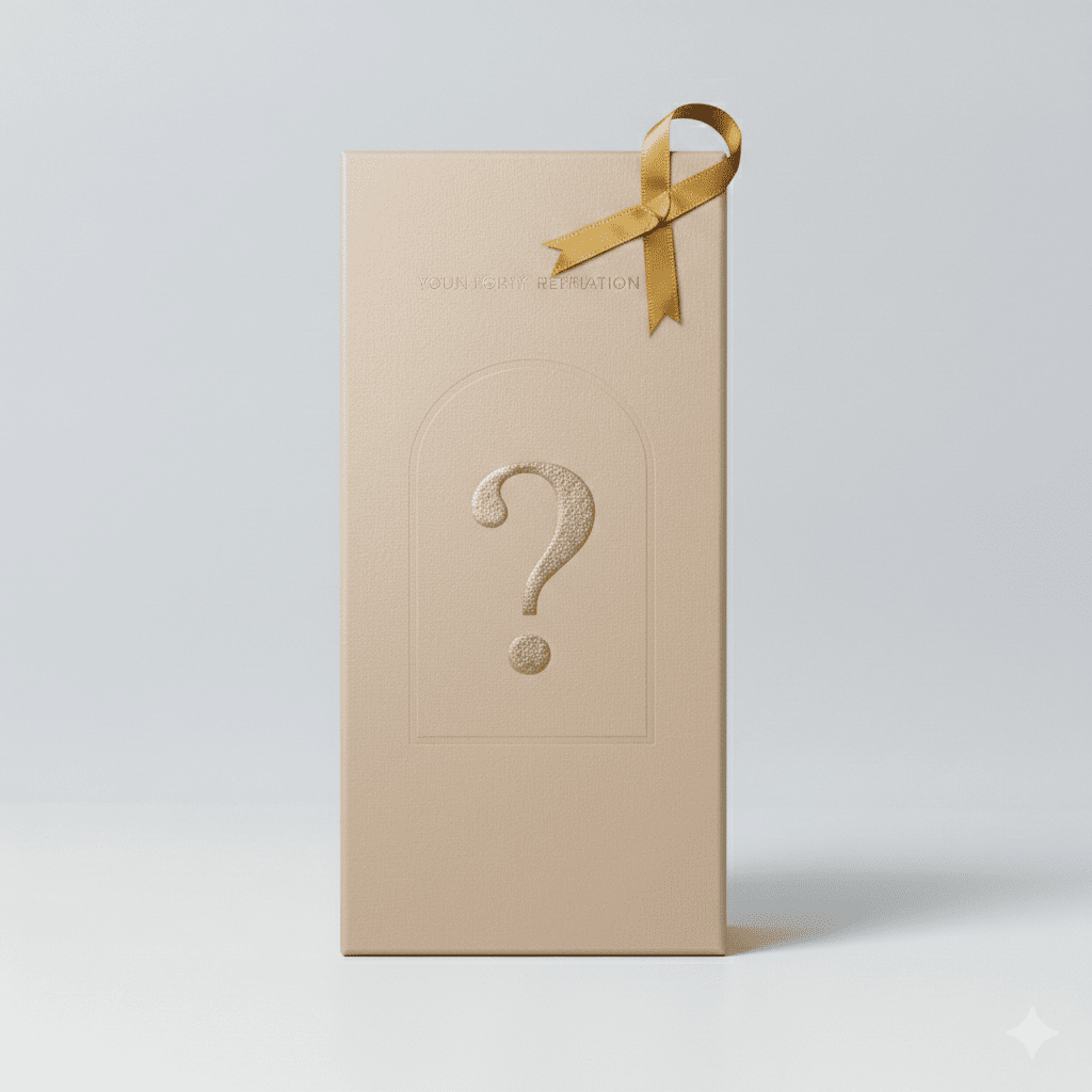 A Limited Edition Gel Wrap (FREE) by Sassy Saints - Brings The Salon Home, packaged in a box with a gold ribbon.